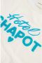 Fabienne Chapot T-shirt Rosa met tekst en 3D applicatie wit turquoise - Thumbnail 2