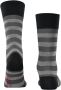 FALKE gestreepte sokken Sensitive Mapped zwart grijs - Thumbnail 2