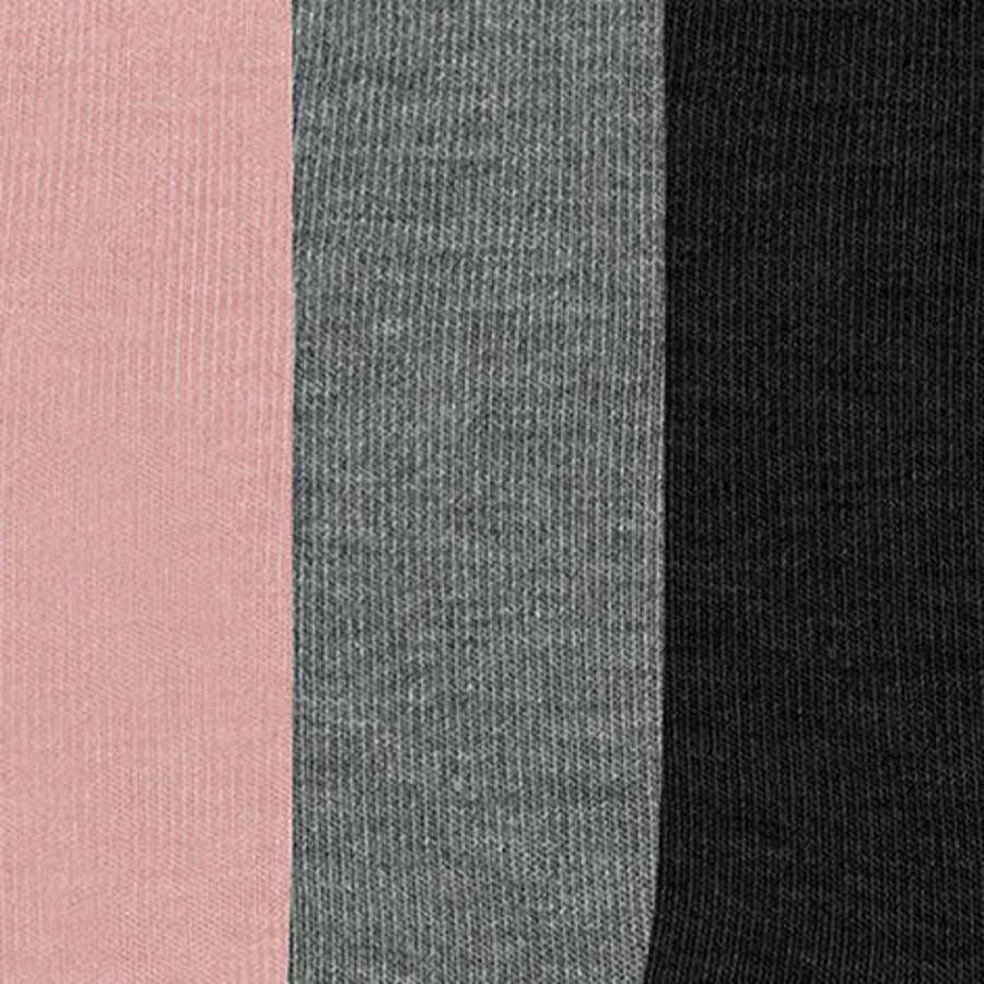 FALKE giftbox Happy sokken set van 3 roze grijs zwart