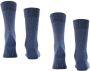 FALKE Happy sokken set van 2 donkerblauw melange - Thumbnail 4