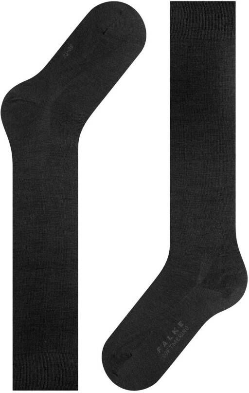 FALKE Softmerino zwart