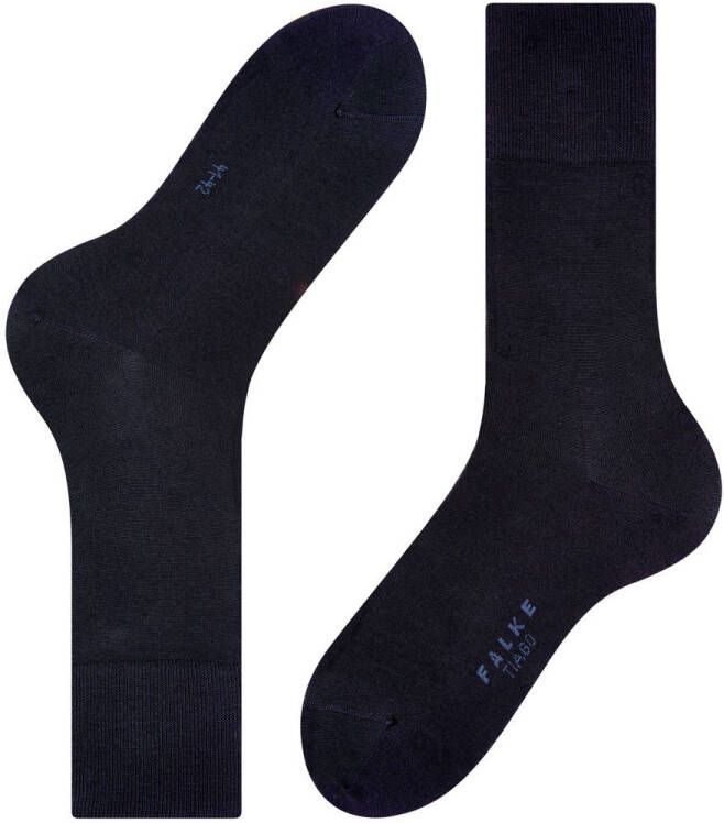 FALKE sokken Tiago donkerblauw