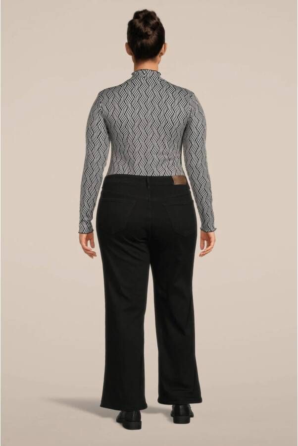 Fox Factor high waist wide leg jeans DIXI black denim - Foto 4