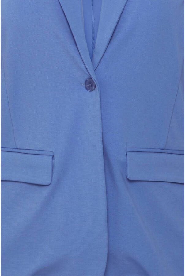 Fransa Plus Size Selection blazer FPSTRETCH blauw