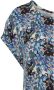 Fransa Plus Size Selection top met all over print blauw - Thumbnail 2