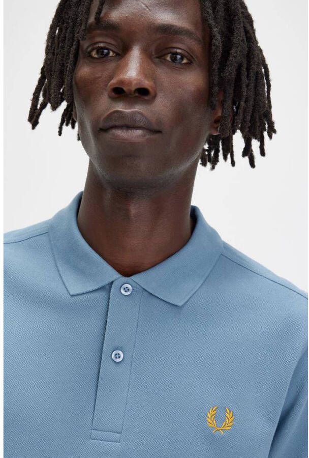 Fred Perry regular fit polo met logo ash blue