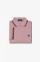 Fred Perry Tijdloos Klassiek Polo Shirt Roze Heren - Thumbnail 4