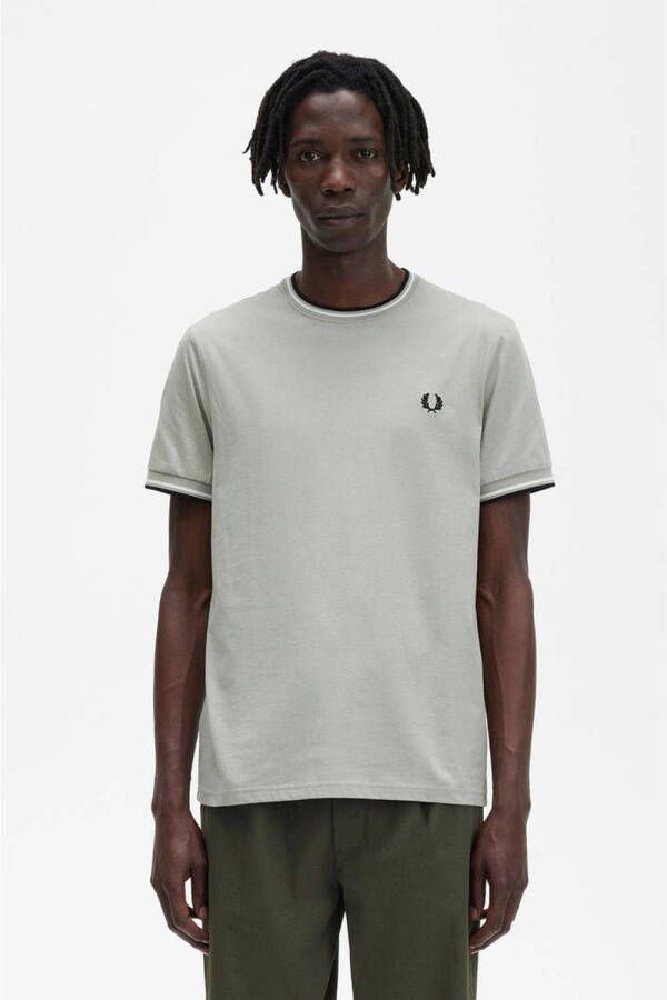 Fred Perry T-shirt TWIN TIPPED seagrass