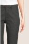FREEQUENT cropped high waist regular fit broek FQREX met krijtstreep zwart wit - Thumbnail 2