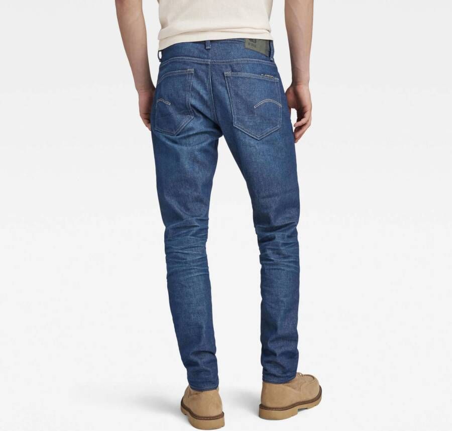 G-Star RAW 3301 slim fit jeans worn in blue mine