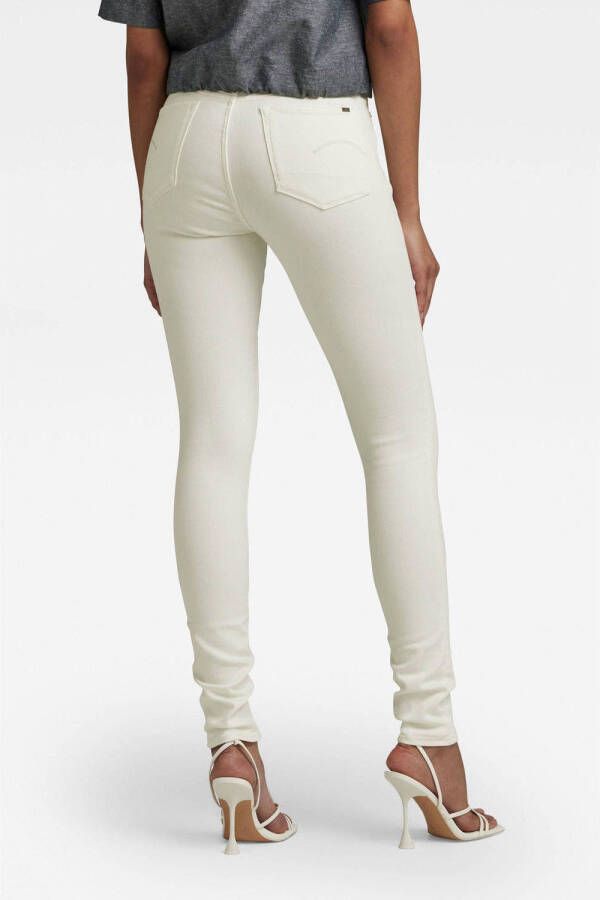 G-Star RAW 3301 high waist skinny jeans wit