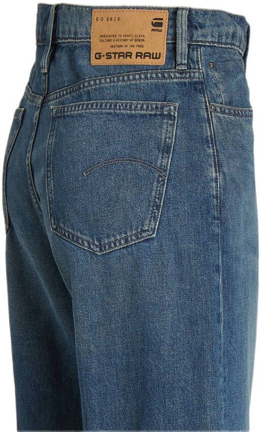 G-Star RAW Deck Ultra High Wide Leg Wmn high waist wide leg jeans dark blue denim
