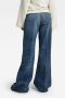 G-Star RAW Deck Ultra High Wide Leg Wmn high waist wide leg jeans dark blue denim - Thumbnail 5