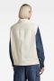 G-Star RAW Oversized Denim Bodywarmer Evergreen Wit Dames - Thumbnail 3