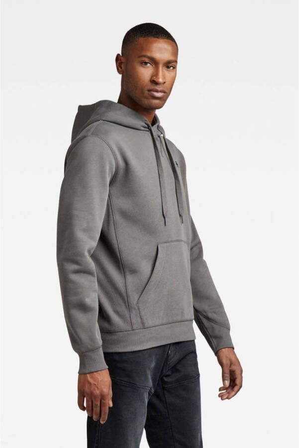 G-Star RAW hoodie met logo grey