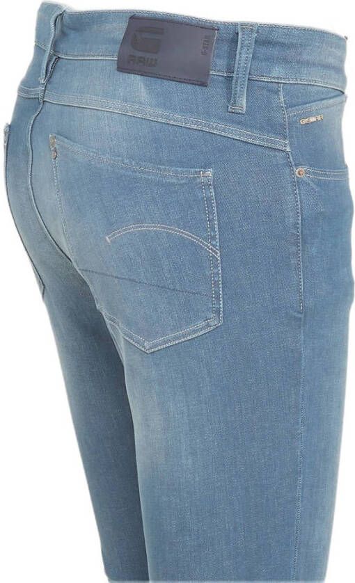 G-Star RAW Lhana high waist skinny jeans worn in gravel blue