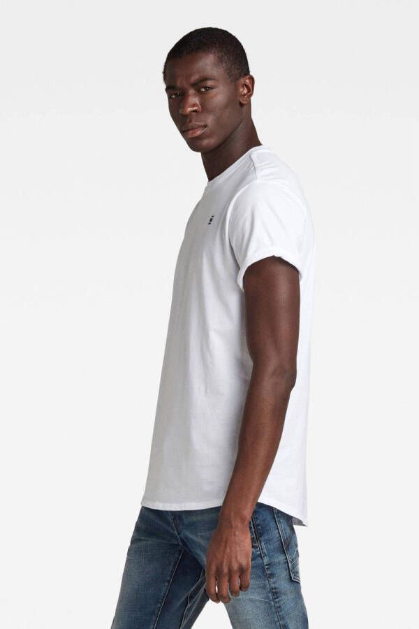 G-Star RAW regular fit T-shirt van biologisch katoen wit