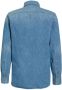 G-Star RAW Unisex 3301 Slim Shirt Midden blauw Heren - Thumbnail 4