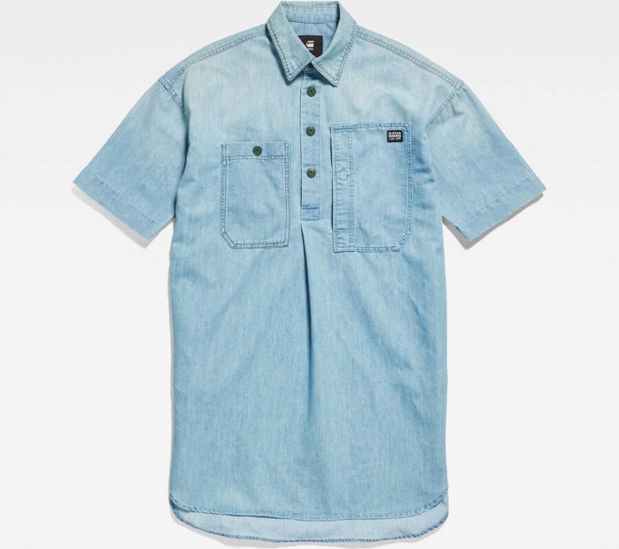 G-Star RAW spijkerjurk Denim Shirt Dress light blue denim