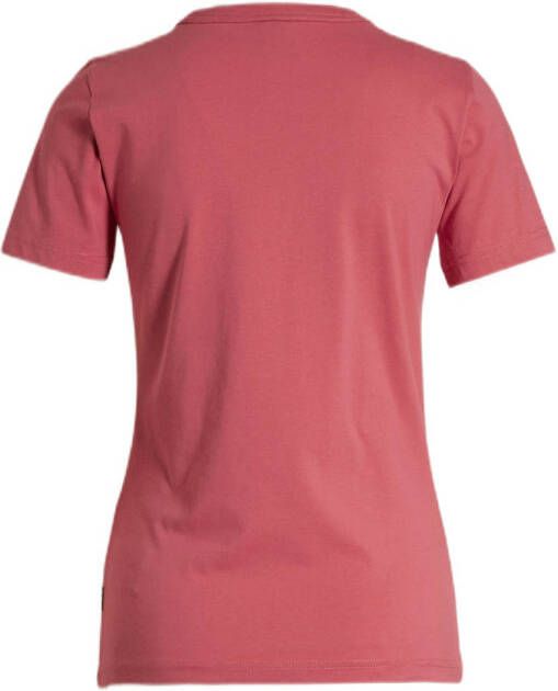 G-Star RAW T-shirt met logo roze