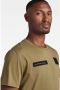 G-Star RAW T-shirt van biologisch katoen smoke olive - Thumbnail 3