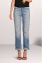 G-Star RAW high waist straight fit jeans Viktoria light blue denim - Thumbnail 5