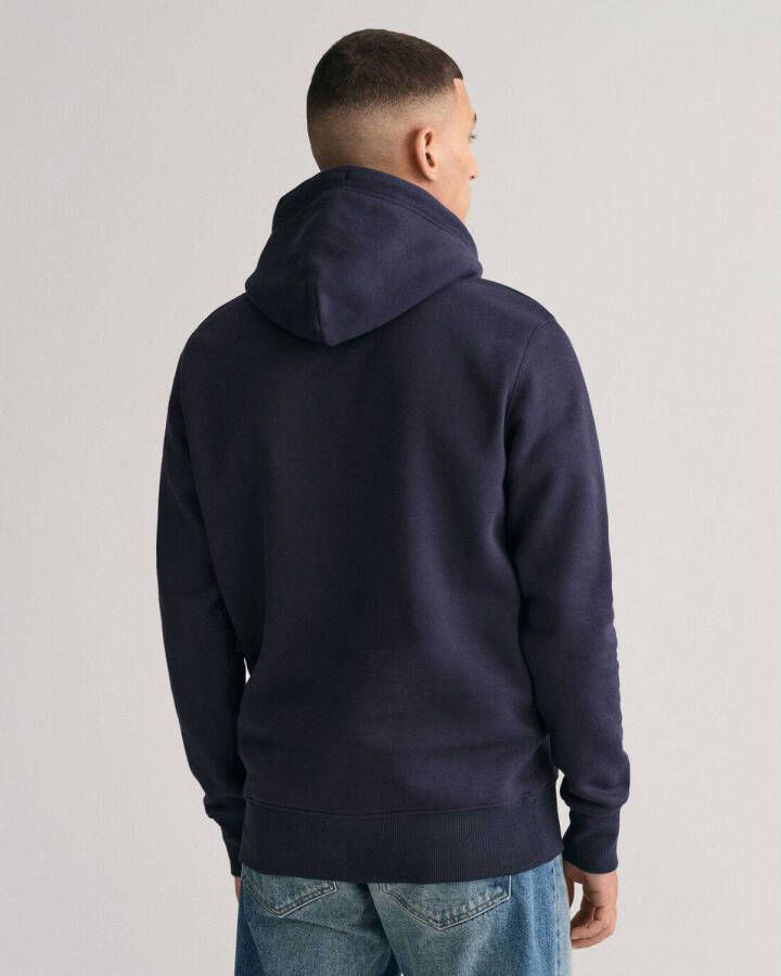 GANT hoodie Shield met logo evening blue