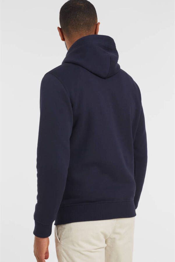 GANT hoodie met logo evening blue