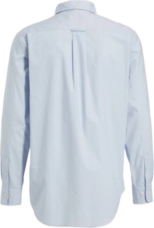 GANT regular fit overhemd met logo en borduursels light blue