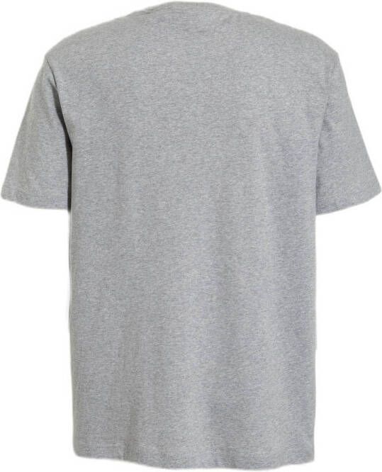 GANT regular fit T-shirt Shield met logo grey melange