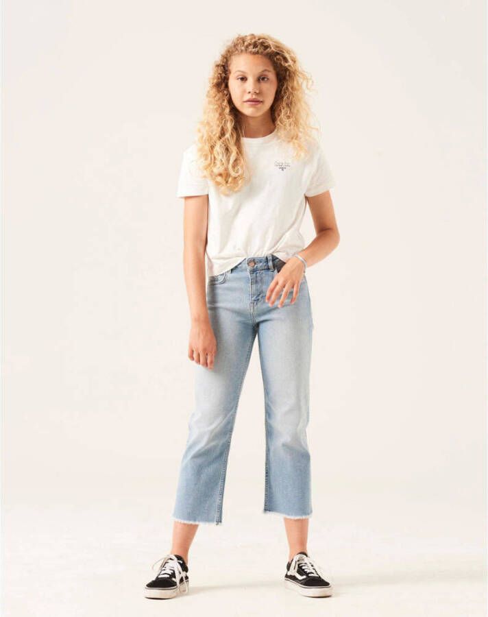 Garcia cropped slim fit jeans Mylah 576 bleached