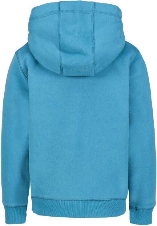 Garcia hoodie met printopdruk blauw