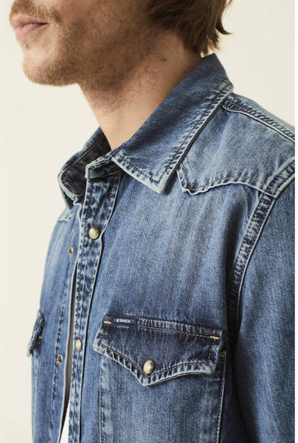 Garcia regular fit denim overhemd medium used
