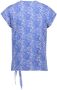 Geisha T-shirt met dierenprint blauw - Thumbnail 2