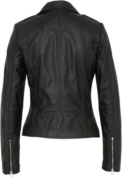 Goosecraft leren bikerjack Julia zwart