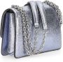 GUESS metallic crossbody tas Gilded Glamour zilverkleurig - Thumbnail 2