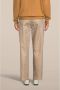 HARPER & YVE metallic coated high waist straight jeans Yael goud - Thumbnail 4