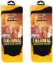 Heatkeeper thermo sokken set van 2 zwart Polyacryl Effen 31-35 - Thumbnail 2