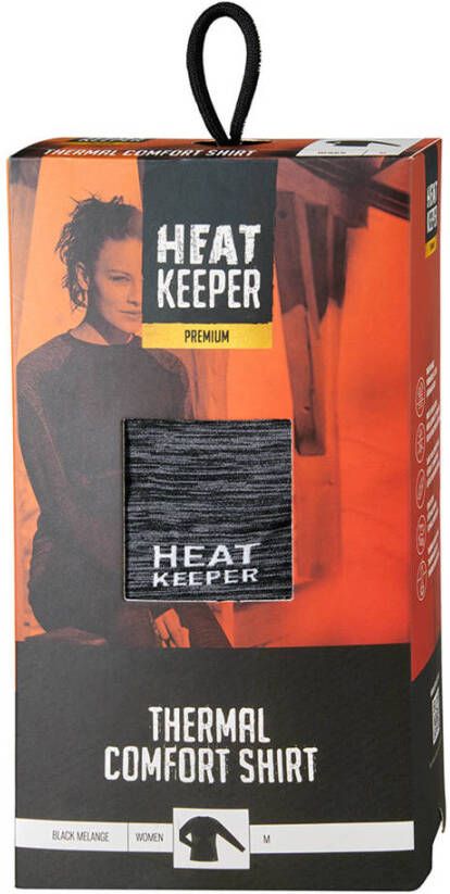Heatkeeper thermoshirt gemeleerd antraciet