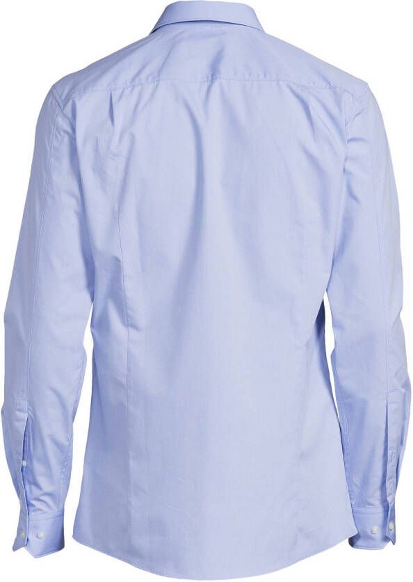HUGO slim fit overhemd light pastel blue