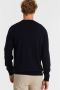 Hugo Boss Blauwe Sweaters met Geribbelde Kraag en Manchetten Blauw Heren - Thumbnail 4