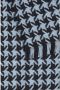 ICHI sjaal IAVANJA met pied-de-poule print zwart blauw - Thumbnail 3
