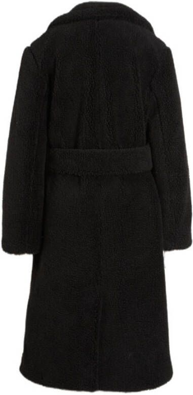 Imagine Lange teddy fleece jas zwart