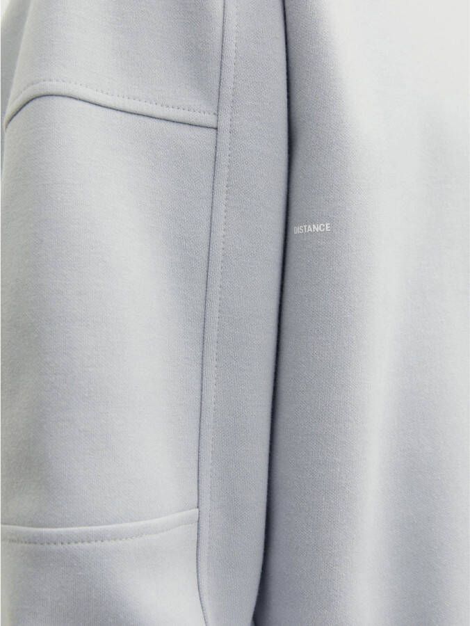 JACK & JONES CORE sweater JCOSHADE met logo grijs