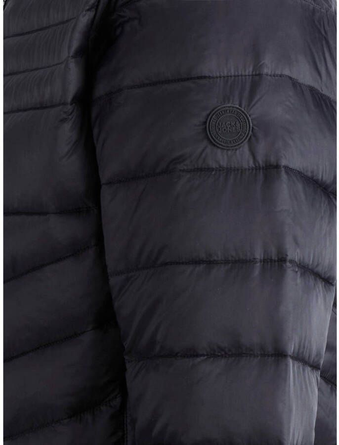 JACK & JONES ESSENTIALS gewatteerde jas JJEHERO PUFFER black