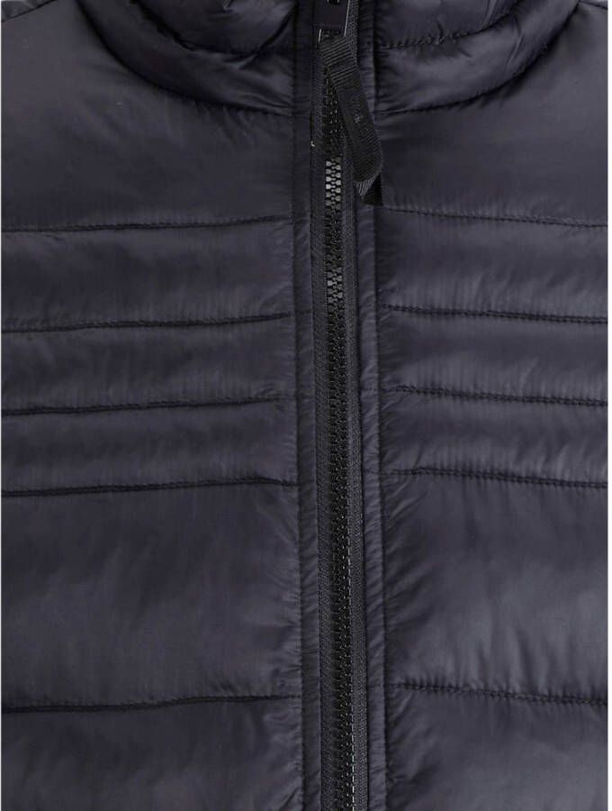 JACK & JONES ESSENTIALS gewatteerde jas JJEHERO PUFFER black