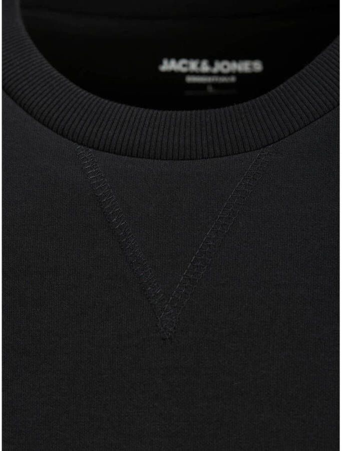 JACK & JONES ESSENTIALS sweater JJEBASIC zwart