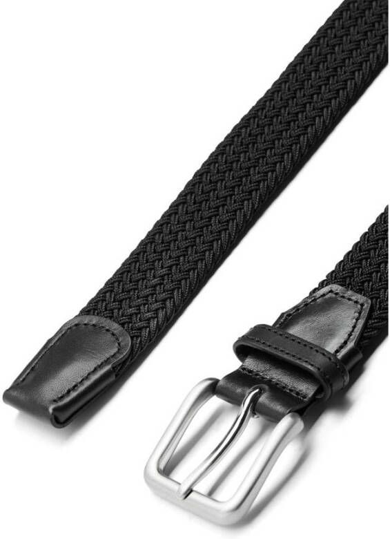 JACK & JONES gevlochten riem JACSPRING zwart