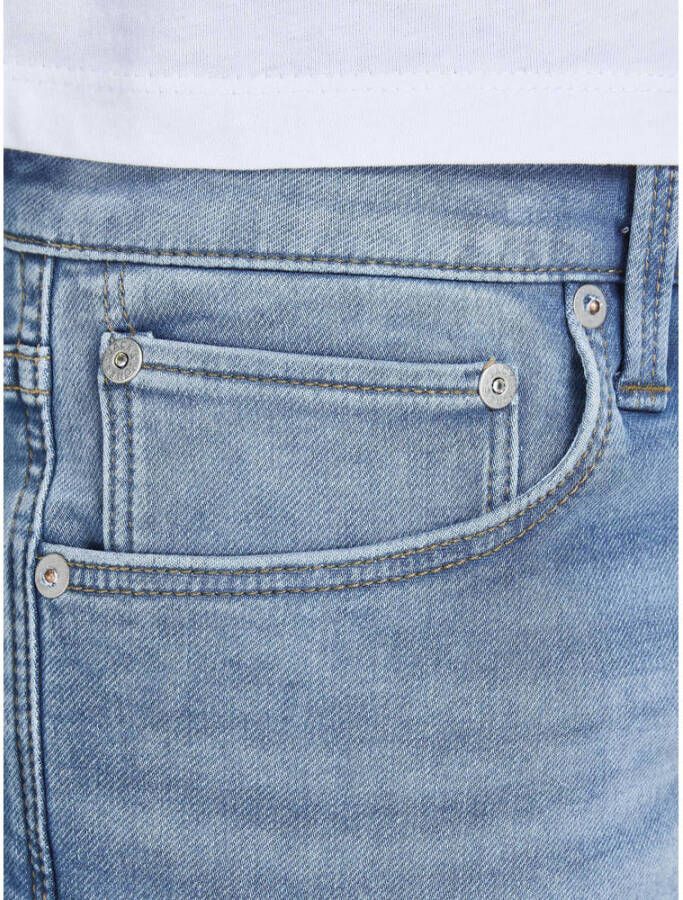 JACK & JONES JEANS INTELLIGENCE regular fit jeans short JJIRICK JJICON 306 blue denim