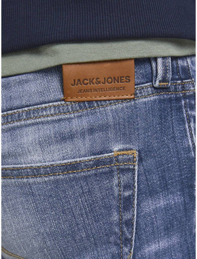JACK & JONES JEANS INTELLIGENCE slim fit jeans JJIGLENN JJFOX blue denim 740